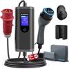 bokman Cavo di Ricarica da Tipo 2 5 Pin CEE, 8 Metri | 6-16A | 11kW | IP65 Impermeabile, Caricabatterie EV con Spina CEE per IEC 62196-2 e Borsa per Il Trasporto e Asciugamano in Microfibra