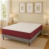 Baldiflex Emporio Materasso Fuego 200x200cm Waterfoam e Memory H 21 cm Rivestimento Trapuntato antiacaro