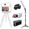 Generic Photobooth All-in-One con Stampante e Fotocamera Reflex - Schermo Tattile 21,5 - Stampa Istantanea, Custodia e Supporto - Ideale per Eventi e Condivisioni Istantanee