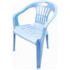 Ecoplast Sedie da Giardino per Bambino in Plastica, Azzurro, 355x265x500