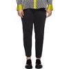 FIORELLA RUBINO: Jeans Balloon Modello Corallo Nero. 47 Stagione Autunno Inverno 2023