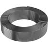 ARKA - Tubo in PVC 12/16 mm (100 m (Rotolo), Grigio)
