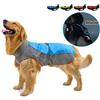 Ranphy, Impermeabile per Cani di Taglia Media e Grande, Riflettente, Regolabile, Traspirante, Giacca, Poncho in Rete, per Sport all'Aria Aperta, Gilet per Animali Domestici Colore Blu 4XL