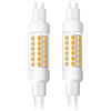 Caldarax Lampadine R7s LED 78mm 8W, Bianco Caldo 3000K Equivalente 70W Lampada R7s Alogena Lineare J78, 830LM, Non Dimmerabile, AC220-240V, Angolo di Fascio di 360°, 2 pezzi