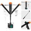 TELESIN 4 in 1 Selfie Stick Grip mano galleggiante Treppiede impermeabile estensibile Selfie Monopiede per GoPro Hero 13,12, 11, 10, 9, 8, 7, 6, 5, 4, DJI Action 5 Pro 4 3 Insta360 X5 X4 AKASO Camera