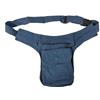HCZ Marsupio in tessuto laterale hippie, Turchese scuro, 18x25x4cm, hippie