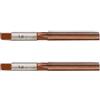 Agatige Alesatore manuale, 2 pezzi Sistema americano Alesatore conico con codolo cilindrico Alesatore metrico Punta da trapano Utensile per fresa manuale per la lavorazione noiosa (AgatigejI5-14)