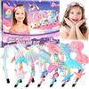 Pourbibi Giochi Cerchietti Bambina 4 5 6 7 Anni, Kit per La Creazione di Fasce per Capelli, Fai-Da-Te Regalo Bambina 4 5 6 7 8 9 10 Anni Femmina, Lavoretti Creativi per Ragazze Giocattoli - Sirena…