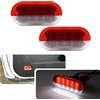 njssjd 2x Luci di Cortesia Portiera LED per V-W Golf 3 4 MK4 Polo 9N Beetle | Luce Bianca e Rossa per Porta Auto, Illuminazione LED Interno Portiera per J'etta T'ouran Skoda Octavia Seat Canbus