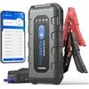 TOPDON 2200A Booster Avviamento Auto, Tester per Batteria V2200Plus, 2-in-1 | Avviatore Batteria Auto (per Motori 8L Gas/6L Diesel), 12V Starter Batteria di Emergenza con Torcia LED, Carica Rapida USB3.0