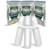WANANFU Capsule Vuote Vegetali Separate Taglia 0 (1000 unità), Compatibile con macchina riempimento capsule 0 (opercolatrice 0)