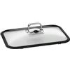 WMF Coperchio in vetro Vitalis con bordo in silicone, guarnizione in silicone, lavabile in lavastoviglie