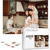PSUNEY Puzzle Personalizzato Con Foto 35/70/120/200/300/500/1000/1500/2000/3000 Pezzi per Gioco Adulto Familiare Matrimonio Laurea Regalo