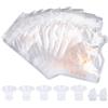 Alomejor Inserti Flangia per Tiralatte 13mm 15mm 17mm 19mm 21mm 24mm Flangia in Silicone per Tiralatte con Valvola a Becco D'anatra Borsa per il Latte