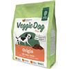 Green Petfood VeggieDog Origin (5 x 900 g) | Adult | Cibo secco di alta qualità per cani adulti | 100% vegetariano con lente rossa | senza grano | cibo sostenibile per cani asciutto | confezione da 5