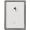 Lawrence 11557 Cornice portafoto in peltro 12,7 x 17,8 cm, modello con bordo perlinato