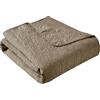 Madison Park Coperta trapuntata Luxe, design con cuciture damascate, imbottitura in cotone, ultra morbida, accogliente biancheria da letto per soggiorno, divano, letto, 152,4 x 177,8