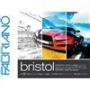 Fabriano Blocco Bristol 21x29,7 Cm 250 Gr 20 Fogli Liscio