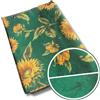 Generico SOLOVO Tenda da Sole Tinta Unita Occhielli Frange Girasole Verde 290x290 cm