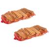 Vialca LEGNA DA ARDERE QUERCIA CERRO FAGGIO N.2 SACCHI 60 litri PER FUOCO FALO' CAMINETTO BARBECUE FORNO LEGNETTI DA ARDERE - La legna può essere soggetta a calo di peso con la stagionatura.