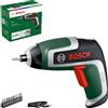 Bosch IXO - Avvitatore a batteria compatto (7a generazione; 3,6 V; 2,0 Ah; 5,5 Nm; con cavo micro-USB; compatibile con accessori IXO-Collection; viti fino a 190 viti; in scatola)