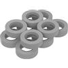 AUPROTEC 10 rotoli VDE Nastro Isolante Elettrico PVC Nastro Adesivo 15mm x 10m DIN EN 60454-3-1 colore: grigio