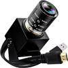 ELP Telecamera USB 60 fps HDMI 4K ad alta velocità USB 3.0 HDMI uscita simultanea PC Camer 3,6 - 10 mm 3 obiettivi zoom manuale fotocamera primo piano per computer TV proiettore monitor 4K