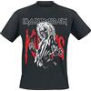 Iron Maiden Killers Eddie Large Graphic Uomo T-Shirt Nero L 100% Cotone Regular