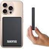 TECHMADE Powerbank Juventus Wireless MagSafe 10000 Mah - Compatibile con Apple e Android, Ricarica Rapida Wireless e via Cavo Type-C - Cavo Incluso