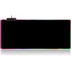 ELLENNE RGB TAPPETINO XXL - MOUSE PAD GIOCO GAMING 900X400 - LED 7 COLORI - 4 EFFETTI LUCI - REGOLABILE ANTISCIVOLO LAVABILE - PER PC DESKTOP E LAPTOP C01