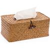 SUMNACON Scatola rettangolare per fazzoletti cosmetici per uso domestico, porta carta tessuta decorativa, caramelle