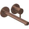 Herzbach Design iX PVD rubinetto lavabo a parete, 21.139757.1.39, Design iX PVD copper steel [Rubinetteria Bagno > Rubinetteria Lavabo]
