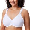 DELIMIRA Donna Reggiseno Minimizer con Ferretto Senza Imbottito Taglie Forti Comodo Copertura Completa Sargassi 8D