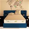 Baldiflex Emporio Materasso Memory Matrimoniale Duck Cotone 100%, Nuova versione con Rivestimento in Cotone e Aloe Vera, Misura 160x200x25 cm