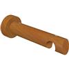 Flairdeco Flair Deco 11022007-0022 Supporto per Tende-Bastone Diametro 20 mm, Colore Rosso Ciliegia Albero Laccato in Legno, 1-Tende Distanza dalla Parete Circa 12 cm