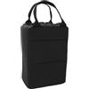 Goshyda Borsa per Fotocamera, Borsa Imbottita con Inserto per Fotocamera Reflex DSLR per Zaino, Custodia per Fotocamera Impermeabile di Grande capacità con Coulisse Elastica (Nero Grigio)