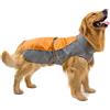 Ranphy, Impermeabile per Cani di Taglia Media e Grande, Riflettente, Regolabile, Traspirante, in Rete, Poncho, Abbigliamento per Sport all'Aria Aperta, Cappotto da Labrador con Collo Alto