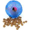 Cisixin Cane Giocattolo Palle Dispersione Cibo Giocattolo - Cane da Masticare Giocattolo Pulizia dei Denti(Blu)