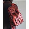 Fatto a mano Zaino in pelle 20" borsa zaino per laptop vintage deluxe marrone viaggio uomo...