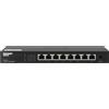 QNAP QSW-1108-8T switch di rete Non gestito 2.5G Ethernet (100/1000/2500) Nero [QSW-1108-8T]