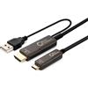 Microconnect USB3.1CHDMI15OP cavo e adattatore video 15 m USB tipo-C HDMI Nero (USB-C fiber cable 15m - USB-C to 2.0 4K 60Hz,18Gbps Warranty: 300M) [USB3.1CHDMI15OP]
