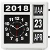 Perel Orologio a fogli mobili con calendario, quadrato, analogico, 31 x 31 cm, versione olandese