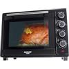 Bastilipo Siena Black - Forno da tavolo elettrico con convincimento e rustitore, 35 litri-1600 W, 1600 W, 35 litri, acciaio inox, nero