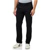 Tommy Hilfiger Pantaloni Uomo Denton Chino 1985 Pima Cotton Chino, Nero (Black), 36W / 29L