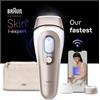 Braun Epilatore Luce Pulsata Smart Skin I·Expert, Epilazione A Casa Tua, Custodia, Rasoio Donna Venus, 2 Testine, PL7147"