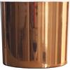 Leaf Metal Planter Vaso in Metallo, Rame, 18 cm
