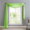 Gardinenbox - Capriccio per Tenda in Voile Trasparente, MOD.560 Verde Mela