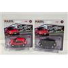 POLISTIL RACE FOR FAN - FIAT 500X RED AND BLACK - SCALA 1/43 - TWO RARE MODELS