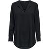 JDY Top Blusa Sylvia L/S Long Jdy Black