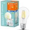 LEDVANCE Lampada Smart+ LED, tecnologia Bluetooth, E27, filament, dimmerabile, sostituisce lampadine da 50 W, bianco caldo, 2700 K, controllabile con Google, Alexa e Apple Voice Control